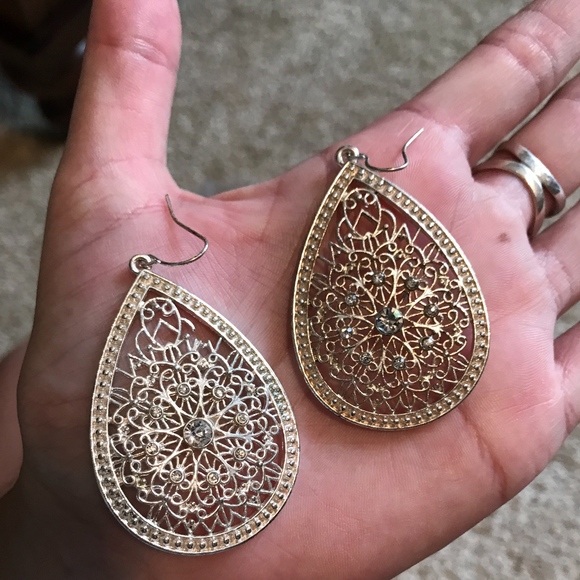 David's Bridal Jewelry - Davids Bridal Silver Earrings